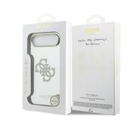 Guess PC/TPU Mirror 4G Glitter Logo Case with MagSafe for iPhone 17 Air 6.5" Gold - GUHMP17MHMR4GDG