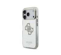 Guess PC/TPU Mirror 4G Glitter Logo Case with MagSafe for iPhone 17 Pro Max 6.9" Gold - GUHMP17XHMR4GDG