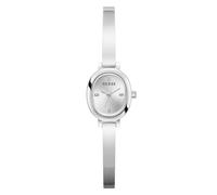 Guess Penelope Women’s Silver Tone Oval Bracelet Watch GW0924L1 - Recycled Steel / Flat Mineral Lens