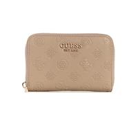 GUESS Phoebe Medium Zip Around Wallet, Simply Taupe Logo, Simply Taupe Logo, One Size