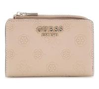 GUESS Phoebe SLG Zip Around Card Case Simply Taupe Logo