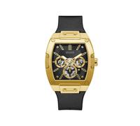 GUESS GW0202G1 Phoenix Gold Plated Black Strap Watch - W96182