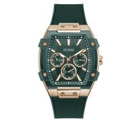 Guess Phoenix Men's Green Dial & Silicone Strap Watch