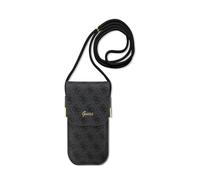 Guess Phone Bag 4G Metal Logo Script Black - Universal