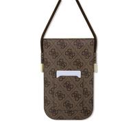 GUESS Phone Case GUOWBP4SNSW Brown 4G Metal Script Logo