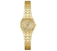 Guess Watches Guess Ladies Pixie CZ Dial Gold Tone Stainless Steel Watch