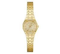 Guess Watches Guess Ladies Pixie CZ Dial Gold Tone Stainless Steel Watch