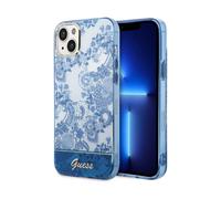 Guess Porcelain Collection Case, Blue - iPhone 14 Plus