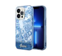 Guess Porcelain Collection Case, Blue - iPhone 14 Pro Max