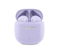 Guess Printed Classic Logo TWS Wireless Earphones Purple - GUTWSJ14ESGU