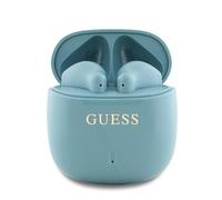 Guess Printed Classic Logo TWS Wireless Earphones Turquoise - GUTWSJ14ESGQ