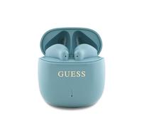 Guess Printed Classic Logo TWS Wireless Earphones Turquoise - GUTWSJ14ESGQ