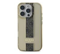 Guess Protective Case for iPhone 16 Pro 4G Pattern Resistant, Brown