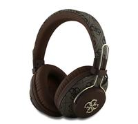Guess Pu 4g Metal Logo Enc Wireless Headphones Brown