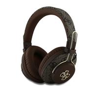 Guess Pu 4g Metal Logo Enc Wireless Headphones Brown