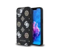 Guess PU 4G Peony Case with MagSafe for iPhone 16e Black - GUHMPSE4P4PWPK