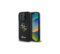 Guess Case GUHCP16LHG4SGK Fixed Glitter Big 4G Black - iPhone 16 Pro Max