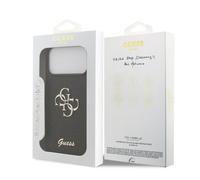 CG MOBILE Guess Fixed Glitter Large 4G Case for iPhone 17 Pro Max (Black)