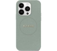 Guess PU Grained Classic Logo Case with MagSafe for iPhone 16 Pro 6.3" Green - GUHMP16LPGHSMMN
