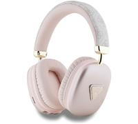 Guess PU Leather 4G Triangle Logo Wireless Headphone Pink -GUBHK1P4TPP