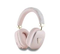 Guess Pu Leather 4g Triangle Logo Wireless Headphones Pink