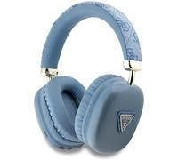 Guess PU Leather 4G Triangle Logo Wireless Headphones Blue - GUBHK1P4TPB