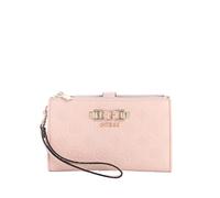 GUESS Purse Anise SLG Double Zip Organizer Light Rose Logo