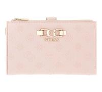 GUESS Purse Anise SLG Double Zip Organizer Light Rose Logo