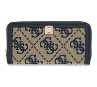 GUESS Purse Audrey Logo SLG Zip Around Wallet Navy Logo Dark Blue