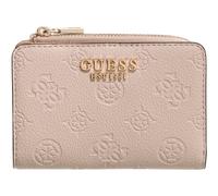 GUESS Purse Blake SLG Zip Around Card Case Bone Logo Creme-White