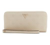 GUESS Purse Blake SLG Zip Around Wallet Bone Logo Beige