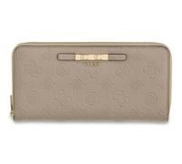 GUESS Purse Carmella SLG Large Zip Around Wallet Bone Logo Creme-White