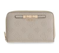 GUESS Purse Carmella SLG Medium Zip Around Wallet Bone Logo Creme-White