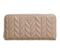 GUESS Purse Cheryl SLG Zip Around Wallet Dark Taupe