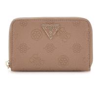 GUESS Purse Cresidia II SLG Zip Around Wallet Dark Taupe Logo