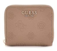 GUESS Purse Cresidia II SLG Zip Around Wallet Dark Taupe Logo Brown Taupe