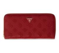 GUESS Purse Diana SLG Zip Around Wallet Dark Cherry Logo red