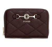 GUESS Purse Frances SLG Zip Around Wallet Brown Dark Brown