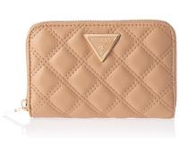 GUESS Purse Giully II SLG Medium Zip Around Wallet Beige Light Brown