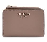 GUESS Purse Jane Zip Around Card Case Dark Taupe