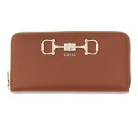 GUESS Purse Janie SLG Zip Around Wallet Cognac Brown