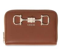 GUESS Purse Janie SLG Zip Around Wallet Cognac Brown