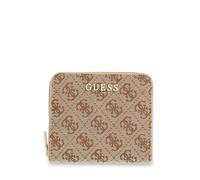 GUESS Purse Jessa SLG Zip Around Wallet Latte Logo Light Brown