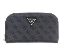 GUESS Purse Latona Zip Around Organizer Coal Logo Dark Grey
