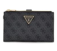 GUESS purse Laurel II SLG Double Zip Organizer Coal Logo