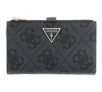 GUESS wallet Laurel II SLG Double Zip Organizer Coal Logo dark grey
