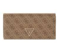 GUESS Purse Laurel II SLG Flap Organizer Latte Logo Light Brown
