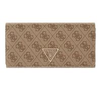 GUESS Purse Laurel II SLG Flap Organizer Latte Logo Light Brown