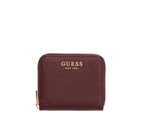 GUESS Purse Laurel II SLG Small Zip Around Wallet Burgundy