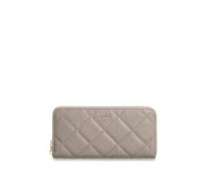 GUESS Purse Libby SLG Zip Around Wallet Dark Taupe